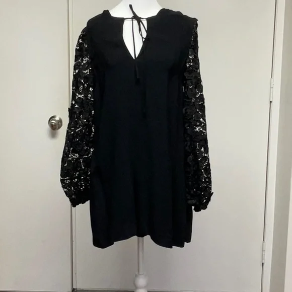 chinese dress ladies FRENCH CONNECTION USA Hope Short Sleeve Lace Dress